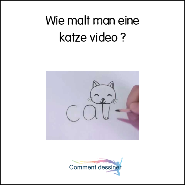 Wie malt man eine katze video